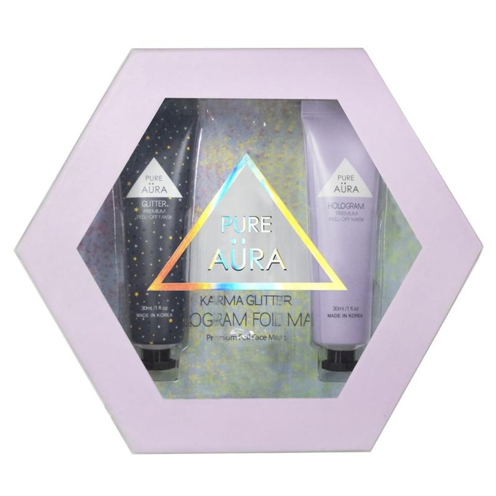 PURE AURA HEXAGON TRANSCENDENCE FACE MASK GIFT SET